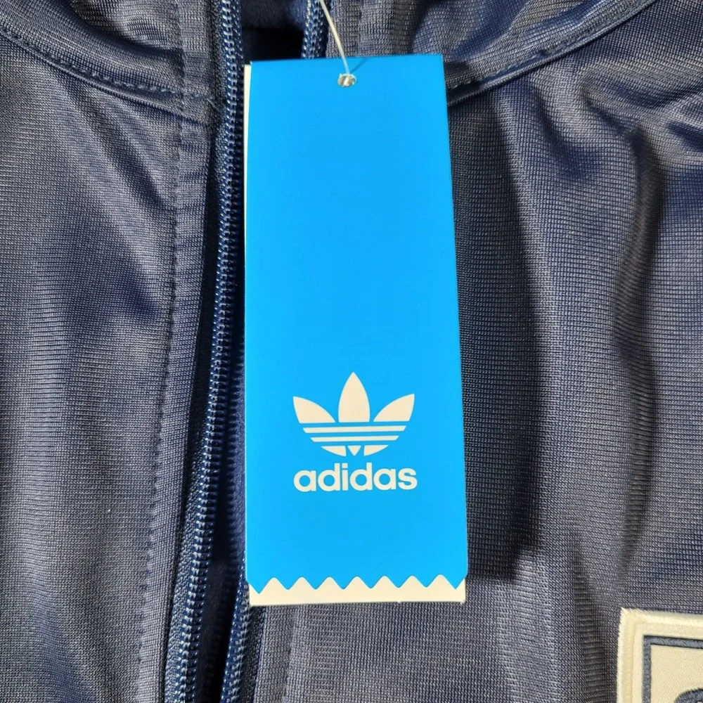 Adidas Oasis Firebird Track Jacket Mens XL Navy Blue Live 25 Reunion KT3456